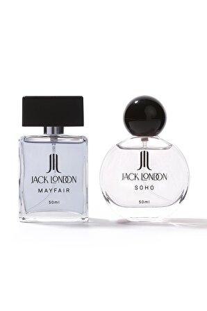 Jack London Soho 50 ml EDT Kadın + Mayfair 50 ml EDT Erkek Parfüm Set