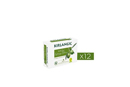 KIRLANGIÇ 125 GR ZEYTİNYAĞLI KATI SABUN * 12 ADET