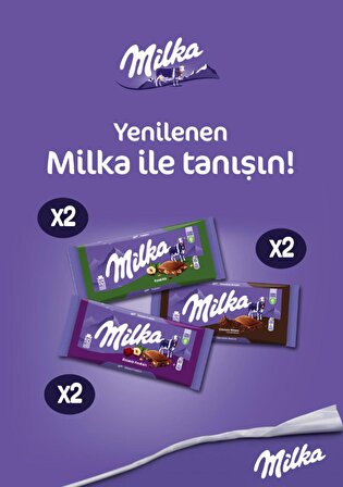 Sevilen Lezzetler Paketi 1 - 6 Adet Tablet Çikolata 100g