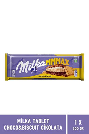 Milka Oreo ve Choco & Biscuit Tablet Çikolata 300 gr MMMAX - 2 Adet 