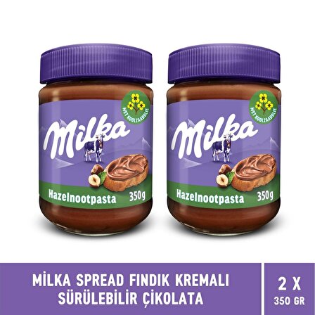 Milka Spread Fındıklı Sürülebilir Çikolata 350 gr - 2 Adet