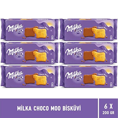 Milka Choco Moo Bisküvi 200 gr - 6 Adet
