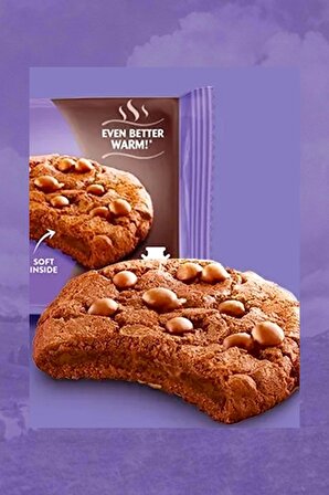 Milka Sensations Choco Cookie Damla Çikolata ve Dolgulu Biküvi 156 gr - 4 Adet