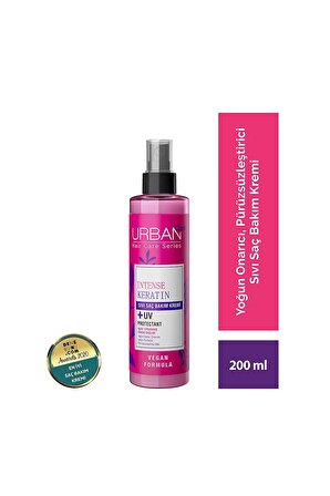 Urban Care Intense Keratin Aşırı Yıpranmış Saçlara Özel Sıvı Saç Kremi 3X200 ML-Vegan