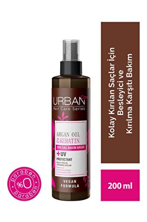 Urban Care Argan Oil & Keratin Şampuan-Krem-SSK-7/24-Serum 5'li Set