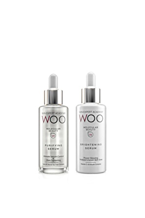 Woo Skin Expert Academy Arındırıcı ve C Vitamini Aydınlatıcı Bakım Seti