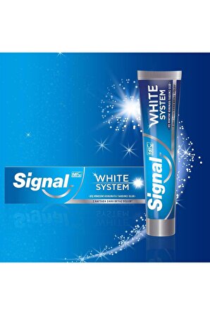 Signal White System Diş Macunu 2 Haftada Daha Beyaz Dişler 75 ml X4 Adet