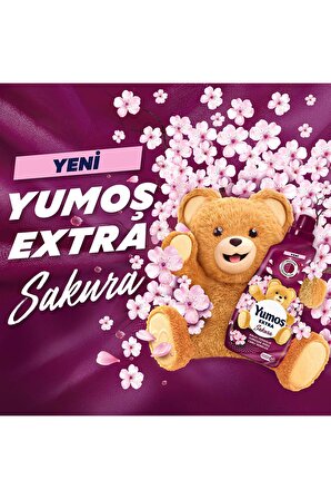 Yumoş Extra Çamaşır Yumuşatıcı Sakura 1440 ml X4