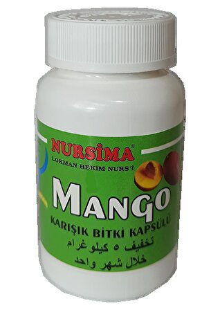 Mango Karışık Bitki Kapsülü