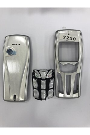 Nokia 7250 Ön Arka Kapak Ve Tuş Takımı-gri Açıkk