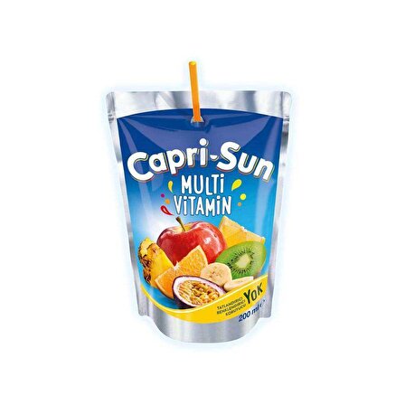Capri-Sun Multi Vitamin Karışık Meyve Suyu 200 ml 20'li