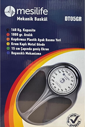 Mekanik Baskül Dt-05 160 Kg Taşıma Kapasiteli