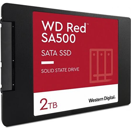 WDS200T2R0A Red SA500, 2TB, 560/530, SERVER ve NAS için Enterprise, 2,5&quot; SATA, SSD