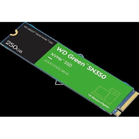 WD Green SN350, WDS250G2G0C, 250GB, 2400/1500, Gen3, NVMe PCIe M.2 SSD