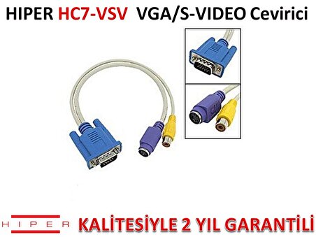  HC7-VSV VGA/S-VIDEO ÇEVİRİCİ