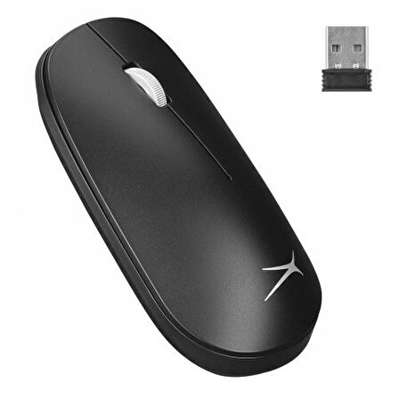 Altec Lansing ALBM7305, Siyah, 2.4GHz, USB,  1600DPI, Kablosuz Optik Mouse