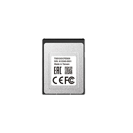 Transcend 512GB CFE820 CFexpress Hafıza Kartı