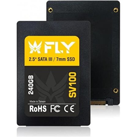 FLY SV100, 240GB, 560-540Mb/s, 2.5&quot; SATA3, 3D NAND, SSD