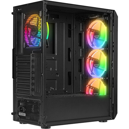 EVEREST X-RACER PEAK 600W 4x12CM RGB MİD TOWER