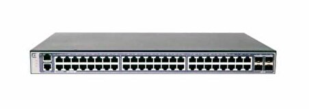 210-Series 48 port 10/100/1000BASE-T PoE+ 4 1GbE unpopulated SFP ports 1