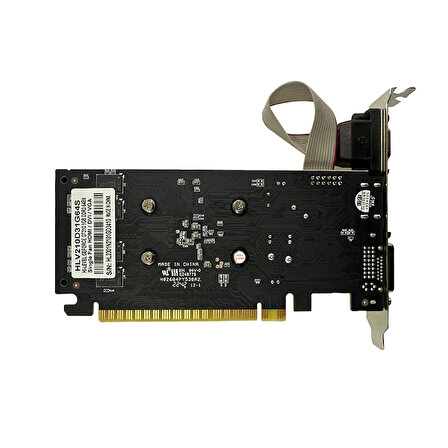 HLV210D31G64S GT210 1GB 64Bit GDDR3 VGA/DVI/HDMI Ekran Kartı