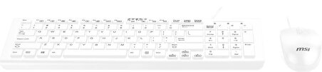  STARTYPE ES502 Beyaz Usb Klavye&Mouse