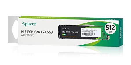 AP512GAS2280P4X-1 512GB 2100-1500MB/s M.2 PCIe Gen3x4 SSD