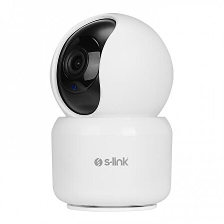 S-LINK SL-IND05, Ev/Bebek Güvenlik Kamerası, WiFi, 4Mpix, 3.6mm Lens, 10m. Gece Görüşü, Hareket algılama, İki Yönlü Ses, Micro SD Kartlı, TUYA Yazılım 