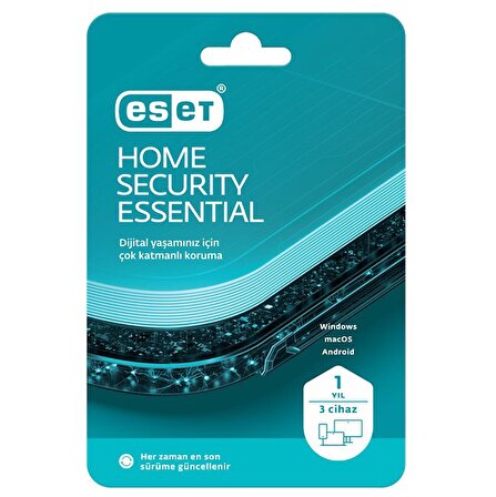 ESET Home Security Essential (3 Kull./1 Yıl Kutu)