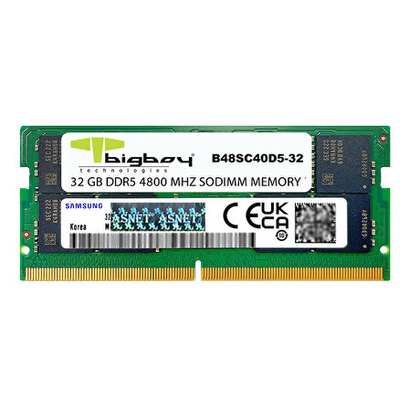 32GB DDR5 4800MHz CL40 Notebook Rami