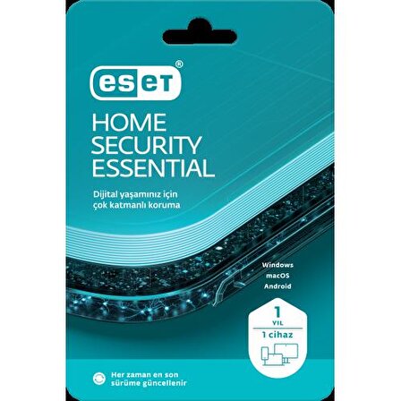 ESET HOME SECURITY ESSENTIAL 1 Kullanıcı, 1 YIL, BOX