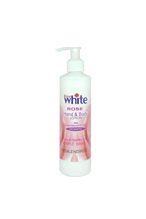 ROSE WHİTE EL VE VUCUT LOSYONU 200 ML POMPALI