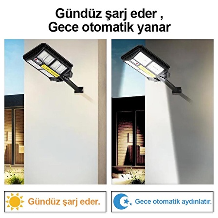 200 Güneş Enerjili Solar Bahçe Çevre  Lambası DLS