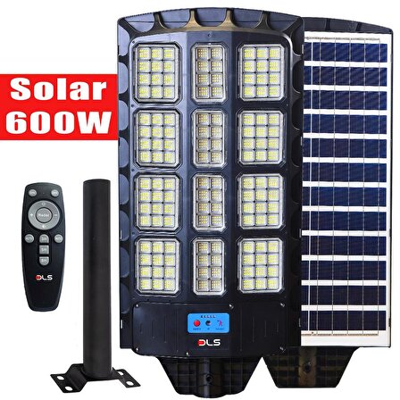 600W Güneş Enerjili Solar Bahçe Çevre Sokak Lambası DLS