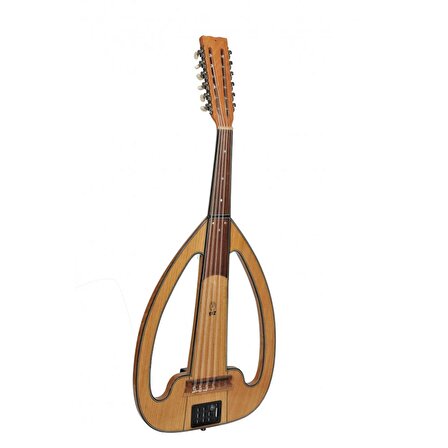 SAZ SLT1-CH1 Silent Türk Elektro Ud Kestane Gitar Burgulu