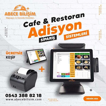 Cafe Restoran Adisyon Programı Sistemi