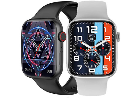 W57 Smart Watch Akıllı Saat - Siyah