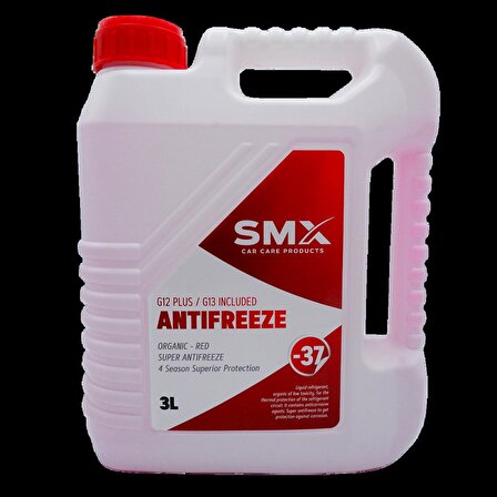 -37 ANTIFREEZE G12 PLUS / G13 INCLUDED ORGANIC - RED 3 LT