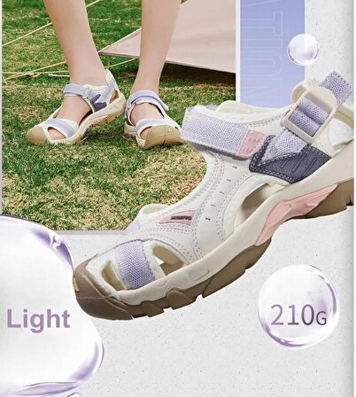 Kadın Aqua Lila Spor Ayakkabı Sandalet ( SMX-0239 )
