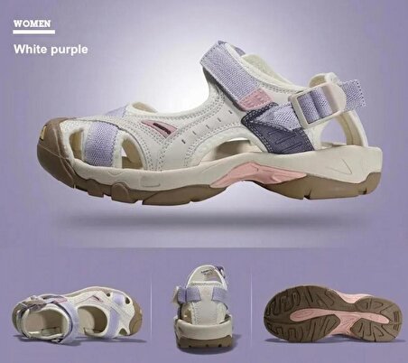 Kadın Aqua Lila Spor Ayakkabı Sandalet ( SMX-0239 )