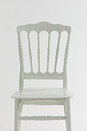 6 Adet Miray Beyaz Sandalye / Balkon-Bahçe-Mutfak