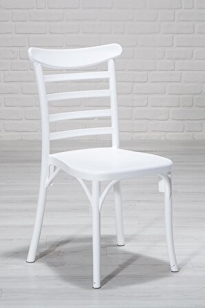 6 Adet Efes Beyaz Sandalye / Balkon-Bahçe-Mutfak