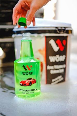 Wörf Oto Şampuanı 750 ML + Yıkama Süngeri