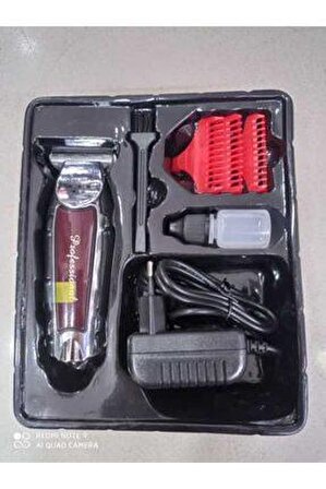 Inter Mac 3 TC-1071 3 Başlıklı Profesyonel Şarjlı Kuru Saç-Sakal Çok Amaçlı Tıraş Makinesi 