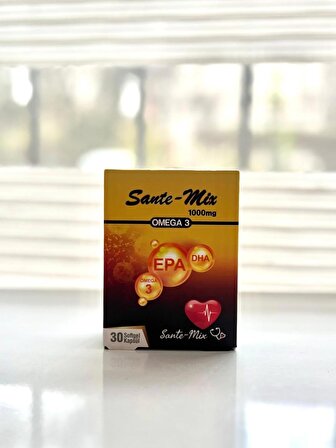 Sante-Mix Omega3 Takviye Edici Gıda 30 Kapsül