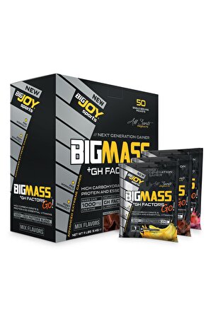 Bigjoy Bigmassgo 50 Paket Mass Gainer Gh Factors Mix (3 Aroma)