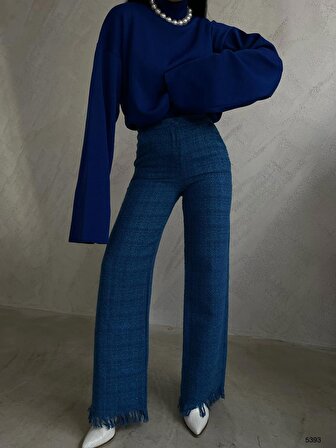 Stil ve Hareket: Mavi Pantolon - Paçası Püsküllü