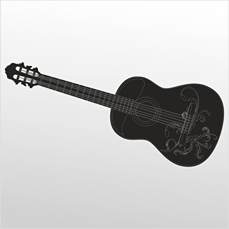 Folyo Sticker Gitar