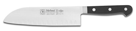 Sürbısa Sıcak Dövme Aşçı Bıçağı - SANTOKU 18.0 cm