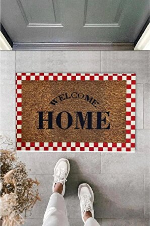  Welcome Home Iç Ve Dış Kapı Paspası 60x45